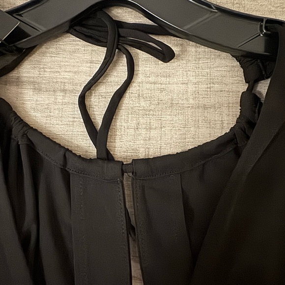 NWT BCBG “Brittany” Black Halter Wide-Leg Jumper Size M - Picture 15 of 16